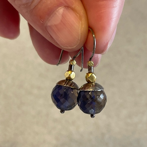 Beth Orduna Iolite Drop Earrings - Picture 5 of 6
